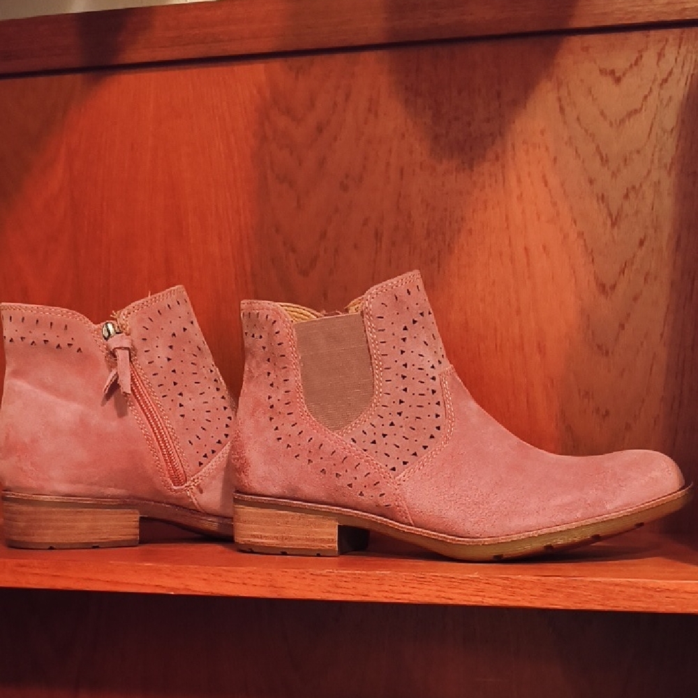 Pink Ankle Boots